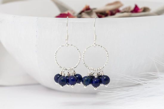 Lapis Lazuli Orbit Earrings