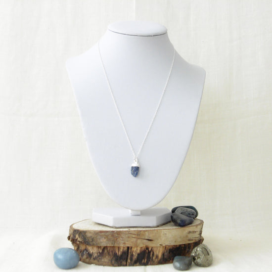 Sapphire & Sterling Silver Necklace